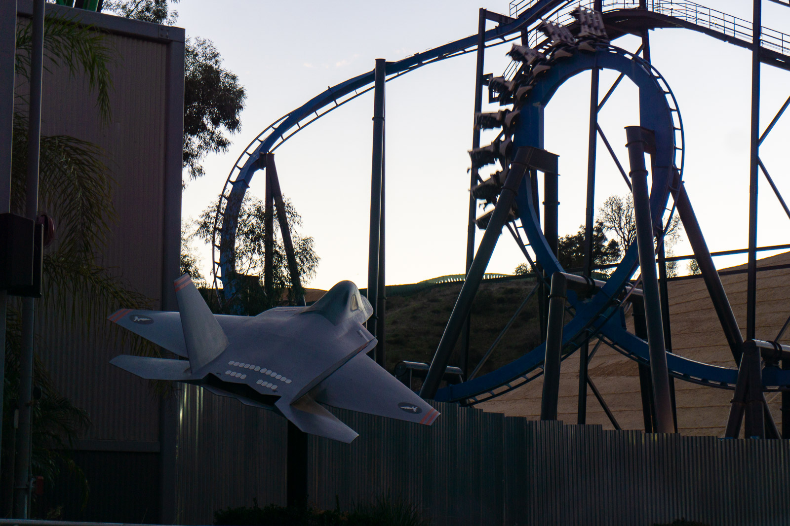 Batman with a fighter jet